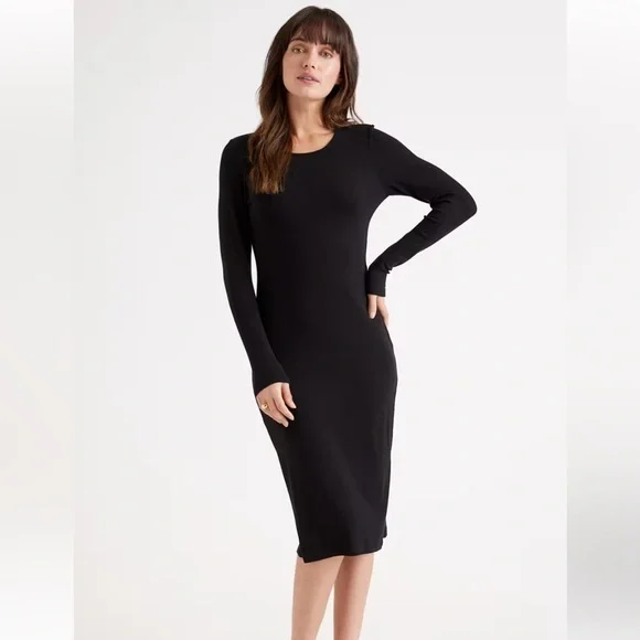 Quince | Dresses | Nwt Quince Ribbed Dress Xs | Poshmark